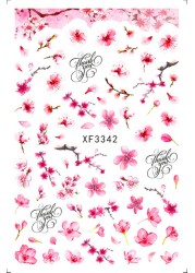 Elegant Daisy Autumn Leaves Nails Art Manicure Back Glue Sticker Decorations Design Nail Sticker Beauty Nails