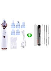 Blackhead Remover Device Pore Acne Pimple Removal Face T Area Nose Water Bubble Cleaner Vacuum Suction Facial Diamond Dirty Oil Steamer