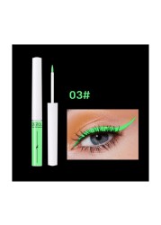 Derol Fluorescent Eyeliner Quick Drying Water Soluble Luminous Liquid Eyeliner Smooth and easy to apply fashion beauty makeup