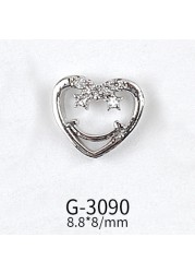 Net Red Nail Art Zircon Love Jewelry Series Candy Love LOVE Double Layer Three-dimensional Love Preservation G-3089