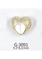 Net Red Nail Art Zircon Love Jewelry Series Candy Love LOVE Double Layer Three-dimensional Love Preservation G-3089