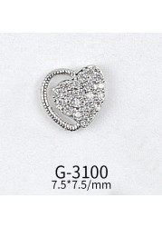 Net Red Nail Art Zircon Love Jewelry Series Candy Love LOVE Double Layer Three-dimensional Love Preservation G-3089