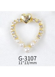 Net Red Nail Art Zircon Love Jewelry Series Candy Love LOVE Double Layer Three-dimensional Love Preservation G-3089