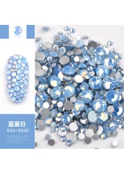 350pcs/bag Nail Art Accessories Flat Diamond Nail Diamond Glass Crystal Diamond Diamond Small Zircon Nail Art Decorations DIY