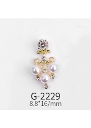 Nail Art Accessories Real Gold Micro Inlaid Zircon Nail Diamond Pentagram Cat's Eye Crane Nail Art Decoration G-2215