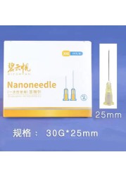 puncture needle transparent syringe injection glue clear tip cap forpharmaceutical injection needle 32g 4mm 32g 13mm 30g 25mm