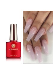 MSHARE Natural Looking Builder Gel Nail Extensions 10ml