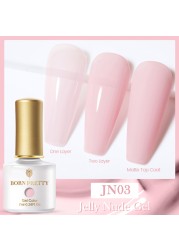 Born Pretty Pink Color Luminous Gel Nail Polish Glow In The Dark Neon Fluorescent Soak Off UV LED Top Coat Semi Permanent Varnish