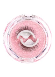 3D False Eyelashes Reusable Self-adhesive Fake Eye Lashes Glue Free Easy to Wear Natural Eyelashes Extension Makeup Tool