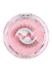 3D False Eyelashes Reusable Self-adhesive Fake Eye Lashes Glue Free Easy to Wear Natural Eyelashes Extension Makeup Tool