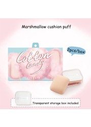 1pack=2pcs everdoor marshmallow/triple air cushion puff BB cream setting sponge puff soft dry/wet use makeup tool