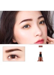 4 Fork Waterproof Eyebrow Pencil Women 3D Long Lasting Natural Liquid Eye Brow Pen Eyebrow Tint Tattoo Pen Tip Makeup Tools