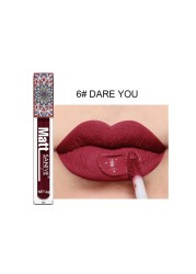 9 Colors Matte Nude Liquid Lipstick Dark Red Brown Velvet Lip Gloss Long Lasting Waterproof Pigment Makeup Lip Glaze Cosmetic