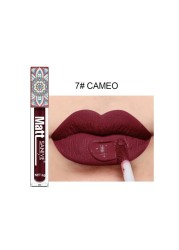 9 Colors Matte Nude Liquid Lipstick Dark Red Brown Velvet Lip Gloss Long Lasting Waterproof Pigment Makeup Lip Glaze Cosmetic