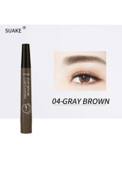 Four Heads Eyebrow Pencil Waterproof Sweat-proof Liquid Eyebrow Pencil Non-fading 4-fork Eyebrow Pencil Makeup TSLM1