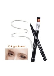 Four Heads Eyebrow Pencil Waterproof Sweat-proof Liquid Eyebrow Pencil Non-fading 4-fork Eyebrow Pencil Makeup TSLM1