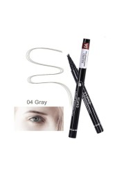 Four Heads Eyebrow Pencil Waterproof Sweat-proof Liquid Eyebrow Pencil Non-fading 4-fork Eyebrow Pencil Makeup TSLM1