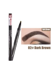 Four Heads Eyebrow Pencil Waterproof Sweat-proof Liquid Eyebrow Pencil Non-fading 4-fork Eyebrow Pencil Makeup TSLM1