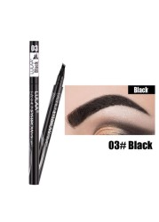 Four Heads Eyebrow Pencil Waterproof Sweat-proof Liquid Eyebrow Pencil Non-fading 4-fork Eyebrow Pencil Makeup TSLM1