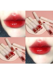 Moisturizing Mirror Glass Lipstick Matte Velvet Lip Gloss Waterproof Lip Stick Long Lasting Women Sexy Lipstick Cosmetic Makeup