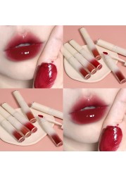 Moisturizing Mirror Glass Lipstick Matte Velvet Lip Gloss Waterproof Lip Stick Long Lasting Women Sexy Lipstick Cosmetic Makeup