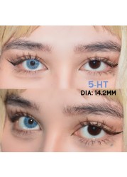 Bio-essence 1 Pair Colored Contact Lenses For Russian Eyes Girl Blue Green Lenses Eye Natural Lenses Fashion Lenses