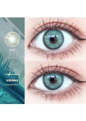 Bio-essence 2022 New 1 Pair Eye Color Contact Lenses Natural Brown Lenses Beauty Fashion Blue Green Green Eye Contact Lenses