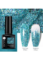 ur sugar 7.5ml gel polish manicure for nails christmas semi permanent vernes top coat soak off uv led gel color glitter varnish