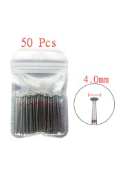 50pcs/set Nail Drill Bit Set Cutter Dental Diamond Grinding Polish Burs Dental Lab Polisher 2.35mm Shank Nail Tools