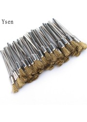 50pcs/set Nail Drill Bit Set Cutter Dental Diamond Grinding Polish Burs Dental Lab Polisher 2.35mm Shank Nail Tools