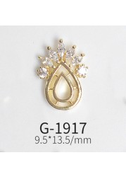 Japanese New Style Nail Art Zircon Jewelry Perfume Bottle Five-pointed Star Zircon Simple Style Real Gold Color Protection