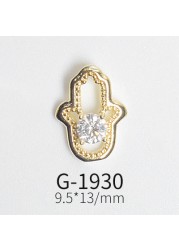 Japanese New Style Nail Art Zircon Jewelry Perfume Bottle Five-pointed Star Zircon Simple Style Real Gold Color Protection