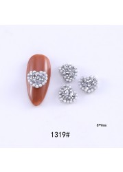 love bead nail art jewelry super flash full rhinestone zircon alloy 3d all-match nail