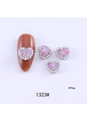 love bead nail art jewelry super flash full rhinestone zircon alloy 3d all-match nail