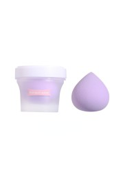 1pc Peach High Quality Portable Makeup Sponge With Box Powder Puff Foundation Bevel Cutting Tools Free Shipping Makeup Sponges