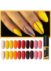 LILYCUTE 14 Colors 5ml Polish Line Gel Kit Nail Art Design UV/LED Nail Polish Drawing Polish DIY Painting Varnish Liner Gel