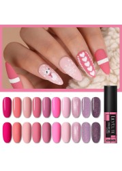 LILYCUTE 14 Colors 5ml Polish Line Gel Kit Nail Art Design UV/LED Nail Polish Drawing Polish DIY Painting Varnish Liner Gel