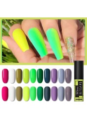 LILYCUTE 14 Colors 5ml Polish Line Gel Kit Nail Art Design UV/LED Nail Polish Drawing Polish DIY Painting Varnish Liner Gel