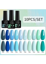 LILYCUTE 10pcs/set Fluorescent Gel Nail Polish Kit Neon Semi-Permanent Soak Off UV Led Gel Varnish Manicure For Nails Art Gel