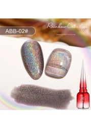 2022 commonly used nail gel fluorescent spar sham universal bright color cat eye mother of pearl nail gel