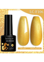 LILYCUTE 7ml Glitter Gel Nail Polish Laser Sequins Soak Off UV Gel Semi Permanent Colored Nails Gel Polish DIY Nail Art Esmalte