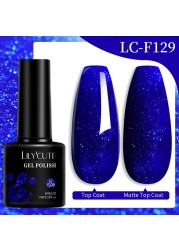 LILYCUTE 7ml Glitter Gel Nail Polish Laser Sequins Soak Off UV Gel Semi Permanent Colored Nails Gel Polish DIY Nail Art Esmalte