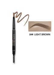 HANDAIYAN Double Ended Waterproof Eyebrow Pencil Long Lasting 5 Colors No Blooming Rotatable Paint Tattoo Eyebrow Pen TSLM1