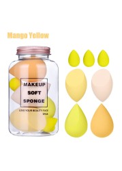 6/7pcs/set Makeup Sponge With Box Beauty Cosmetic Powder Puff For Foundation Cream Concealer Make Up Blender Girls Tools