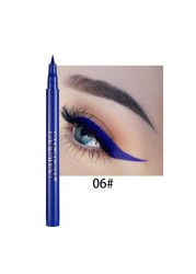 Colorful Liquid Eyeliner Waterproof Gel Eyeliner Stamp Pen Pencil Long Lasting No Blooming Waterproof Eye Liner Makeup Tools