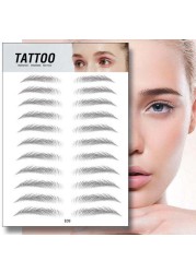 O.TW O.O 3D Simulation Eyebrow Stickers Waterproof Like Eyebrow Hair Makeup Easy to Wear Long Lasting Natural Eyebrows Tattoo Sticker