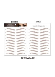 O.TW O.O 3D Simulation Eyebrow Stickers Waterproof Like Eyebrow Hair Makeup Easy to Wear Long Lasting Natural Eyebrows Tattoo Sticker