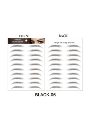 O.TW O.O 3D Simulation Eyebrow Stickers Waterproof Like Eyebrow Hair Makeup Easy to Wear Long Lasting Natural Eyebrows Tattoo Sticker