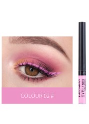 12 Colors Liquid Eyeliner Pen Set Waterproof Long Lasting Matte Colorful Eye Liner Cosmetic Quick Dry White Green Liner Makeup Kit