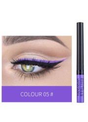 12 Colors Liquid Eyeliner Pen Set Waterproof Long Lasting Matte Colorful Eye Liner Cosmetic Quick Dry White Green Liner Makeup Kit